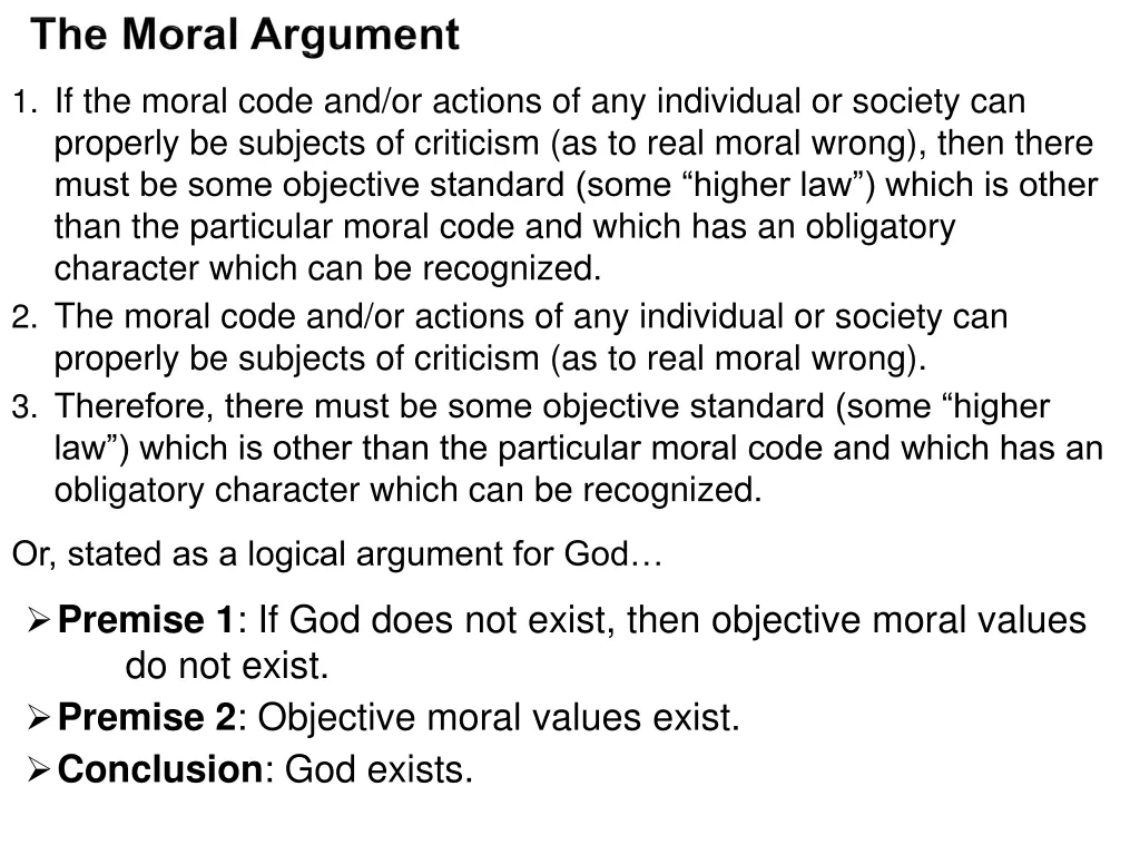 1 if the moral code and or actions