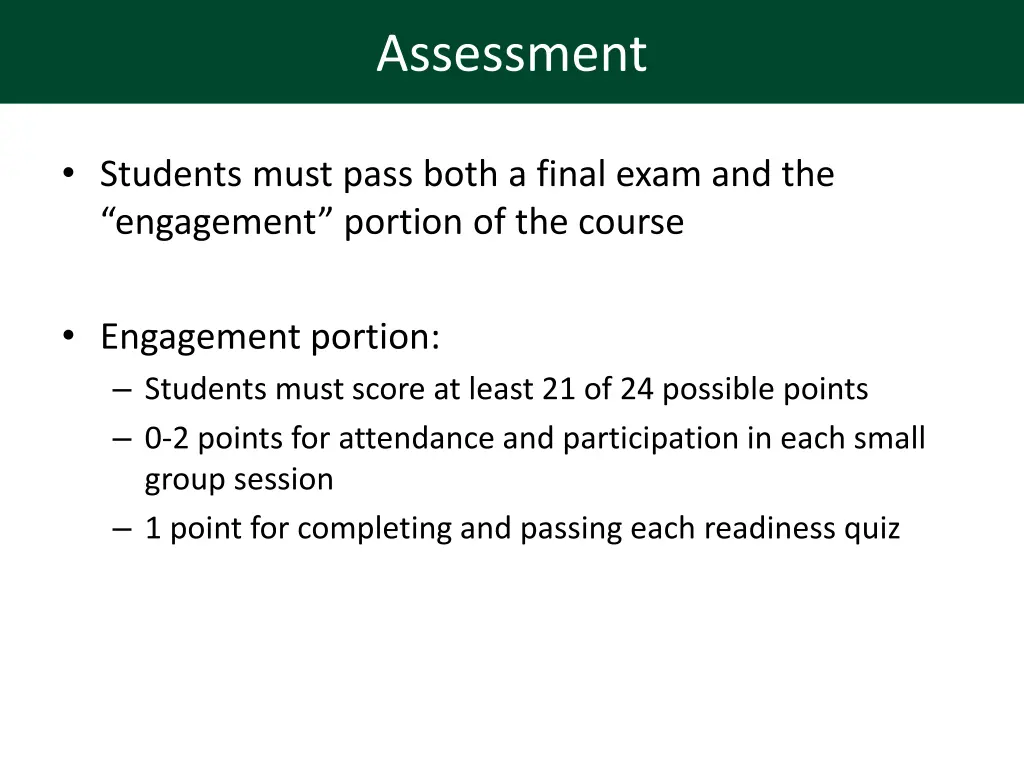 assessment