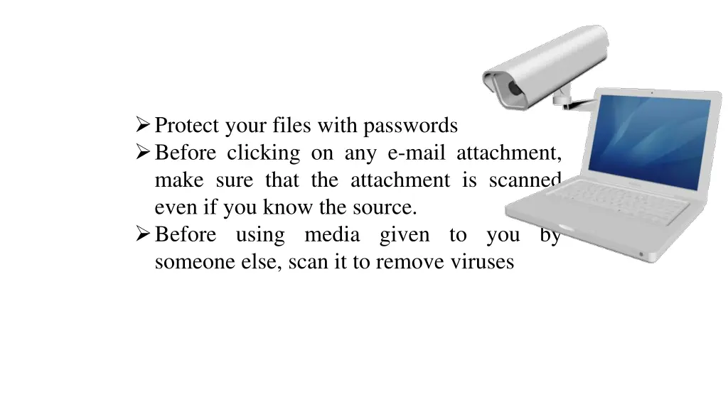 protect your files with passwords before clicking