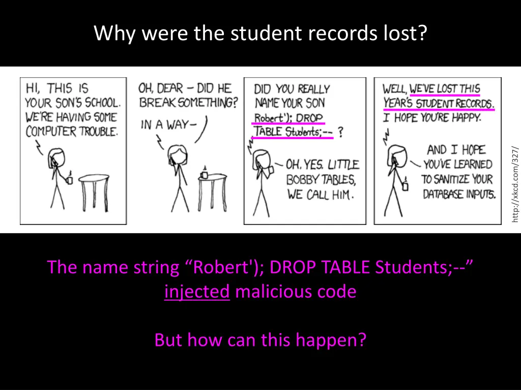 why were the student records lost 1