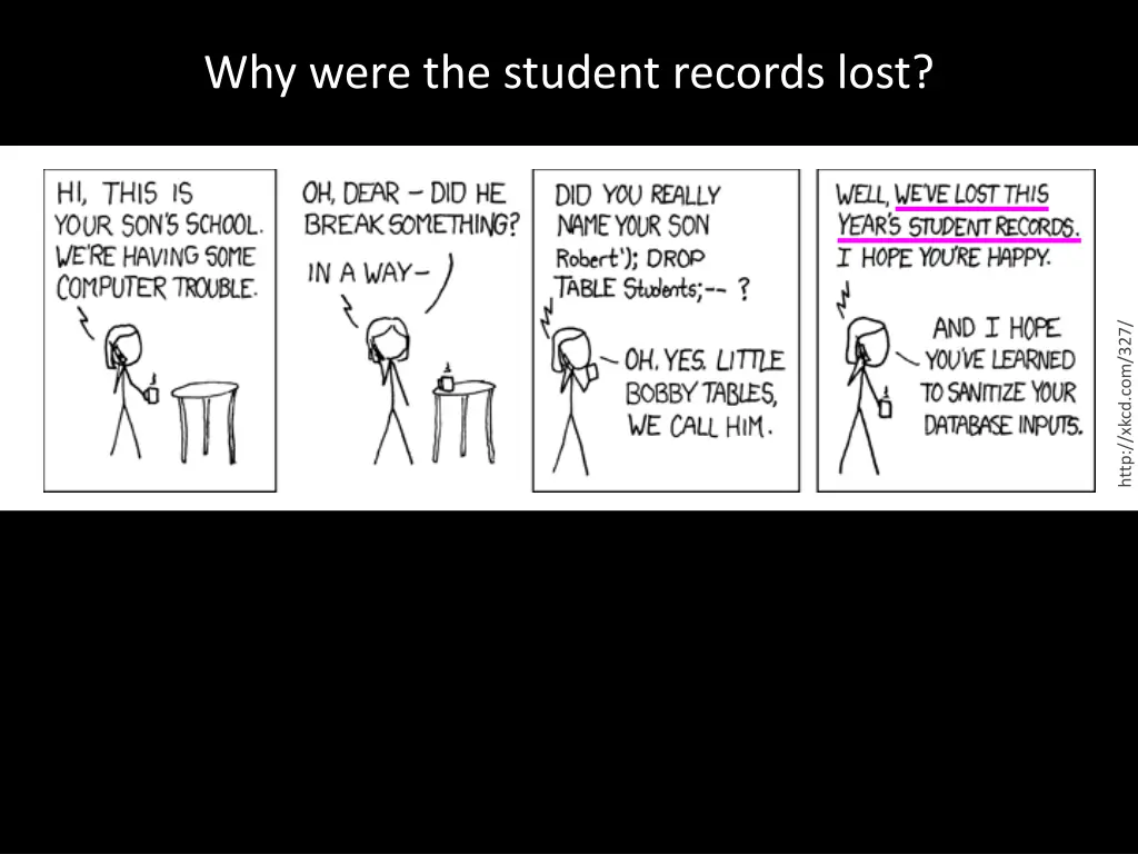 why were the student records lost