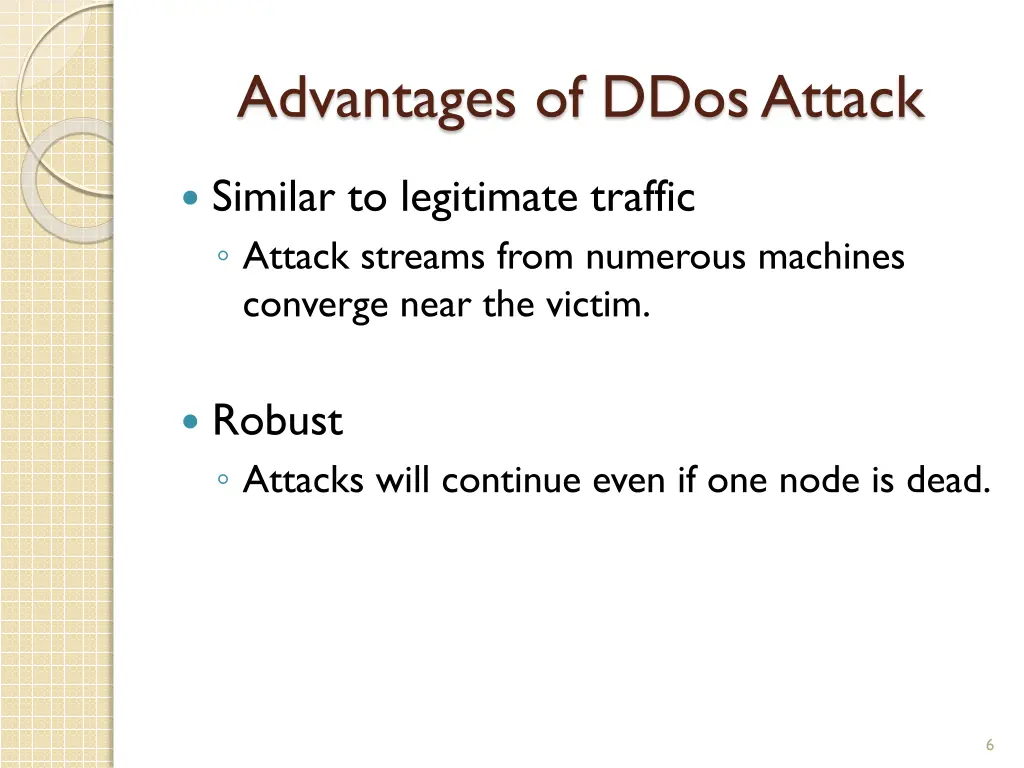 advantages of ddosattack 1