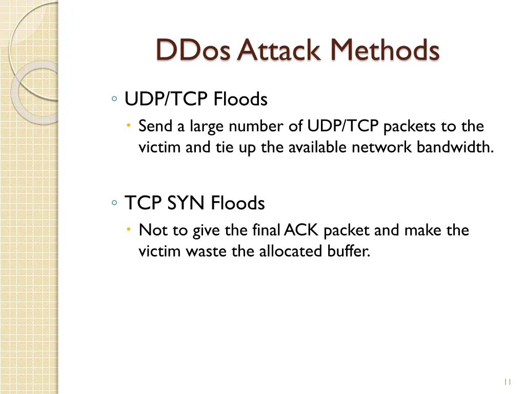 ddosattack methods 1