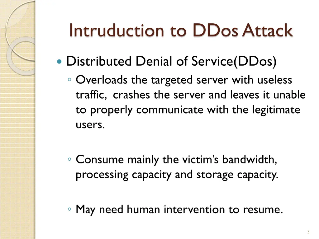 intruduction to ddosattack