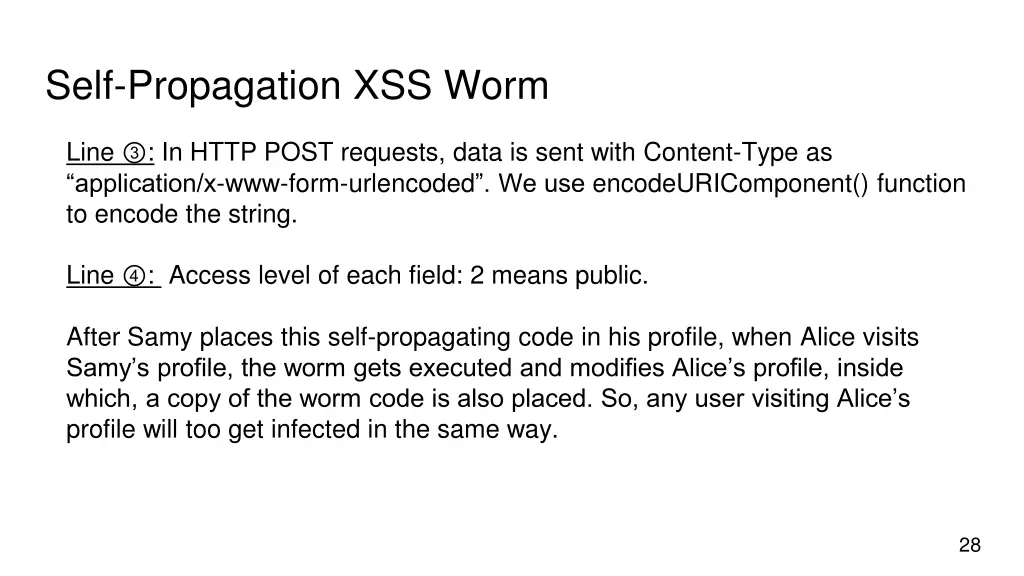 self propagation xss worm 5