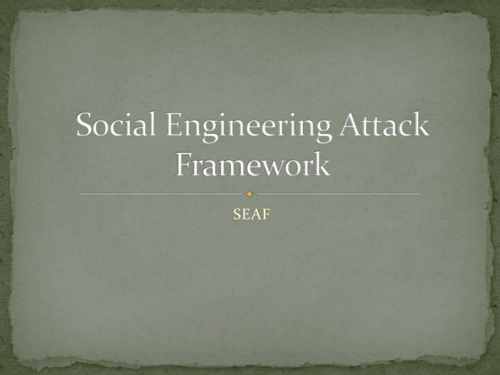 social engineering attack framework