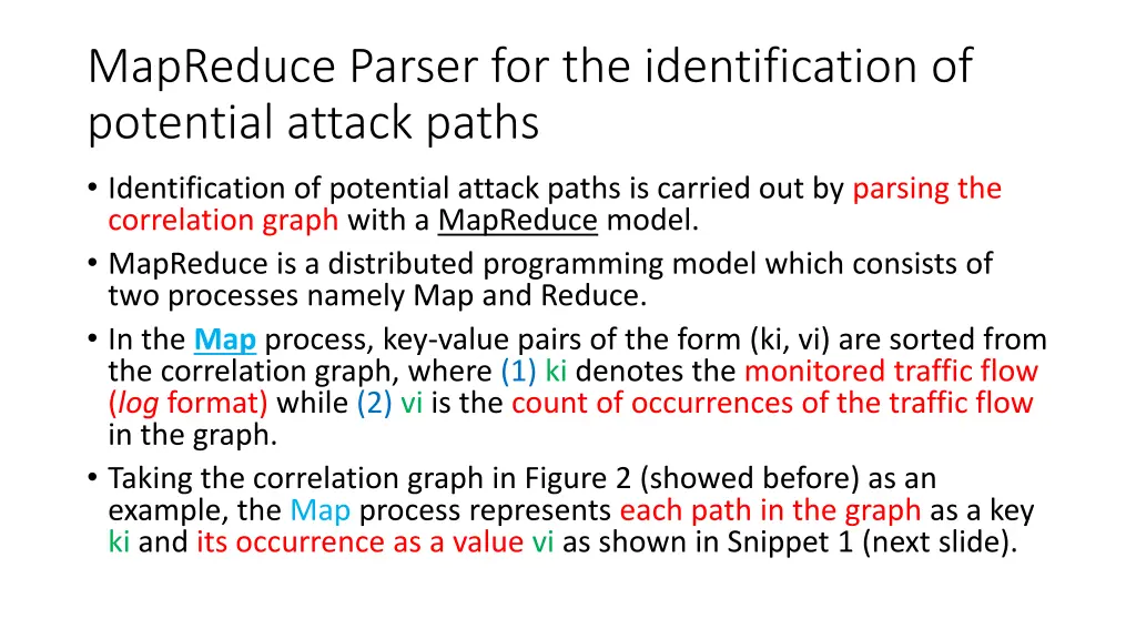 mapreduce parser for the identification