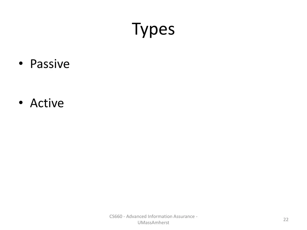 types 1