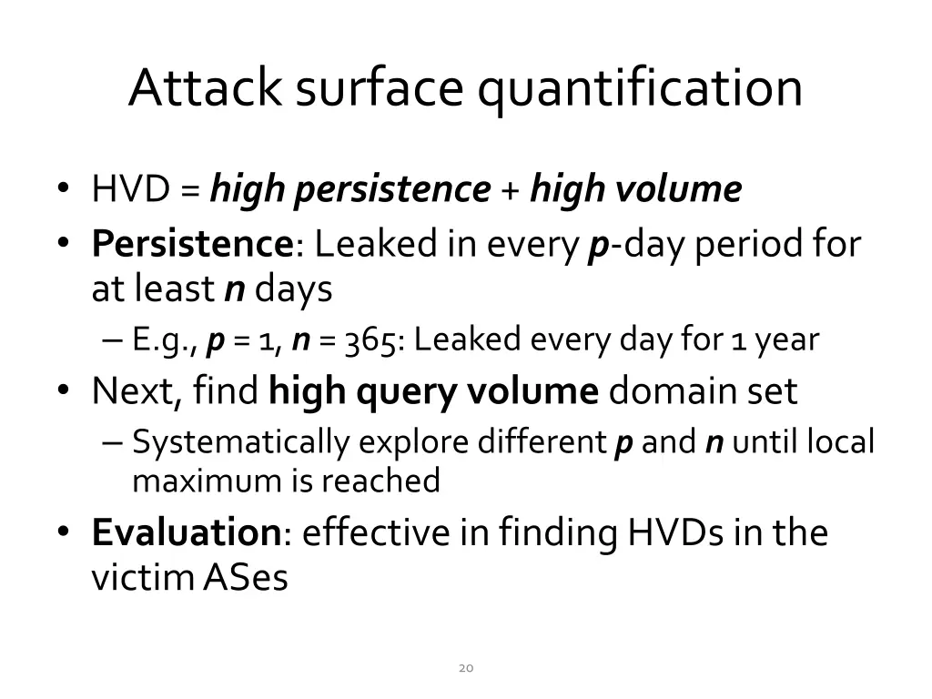 attack surface quantification