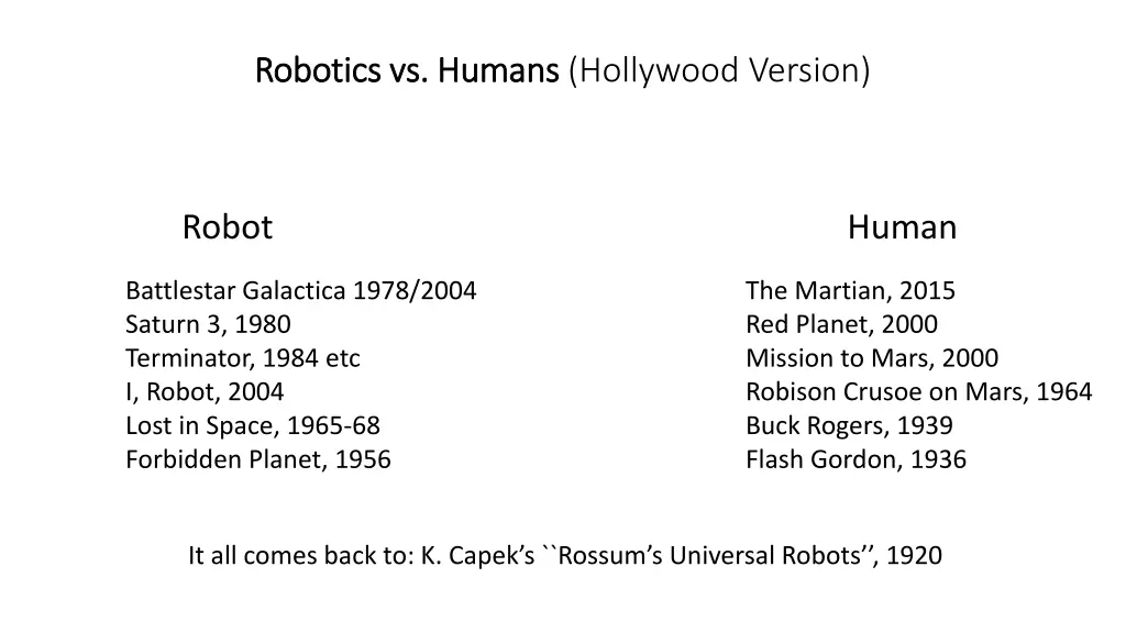 robotics vs humans robotics vs humans hollywood