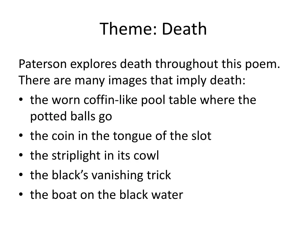 theme death