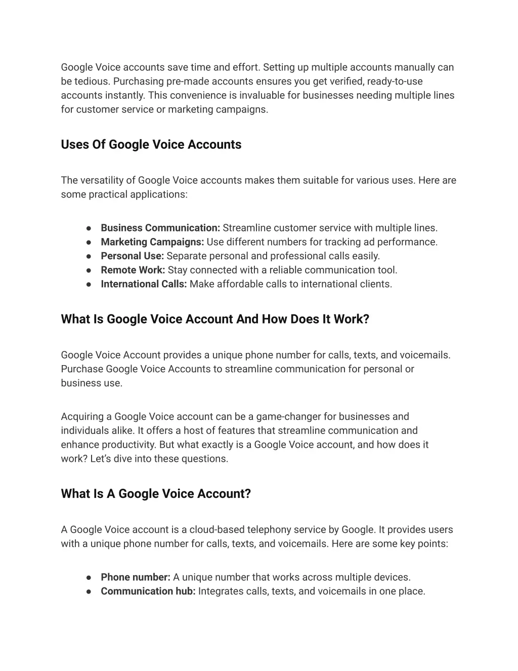 google voice accounts save time and effort