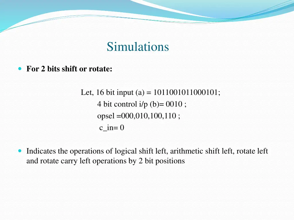 simulations