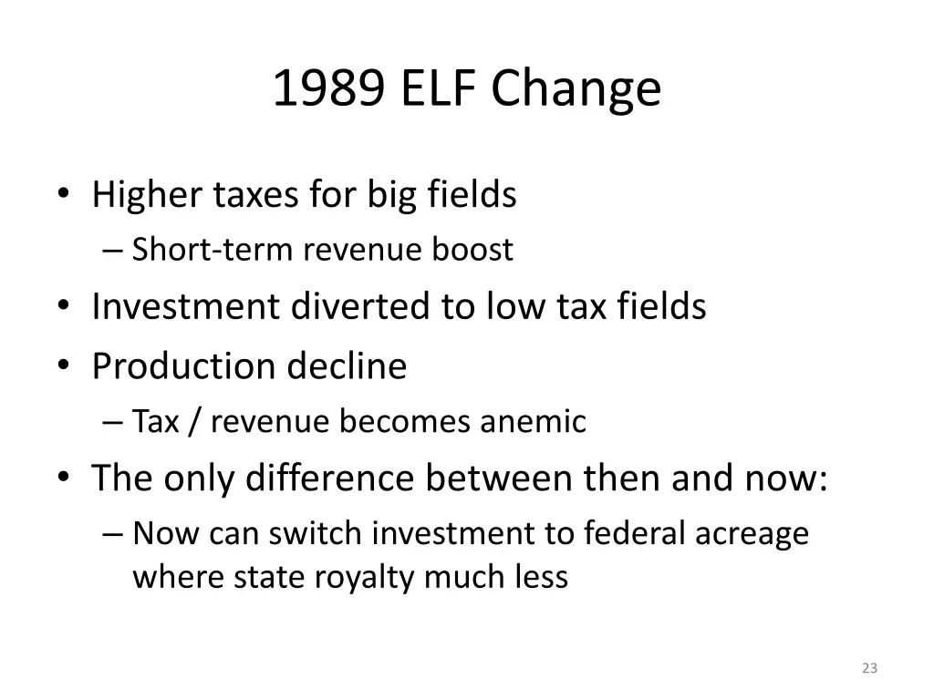 1989 elf change