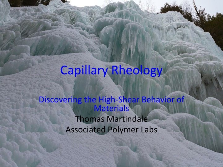 capillary rheology