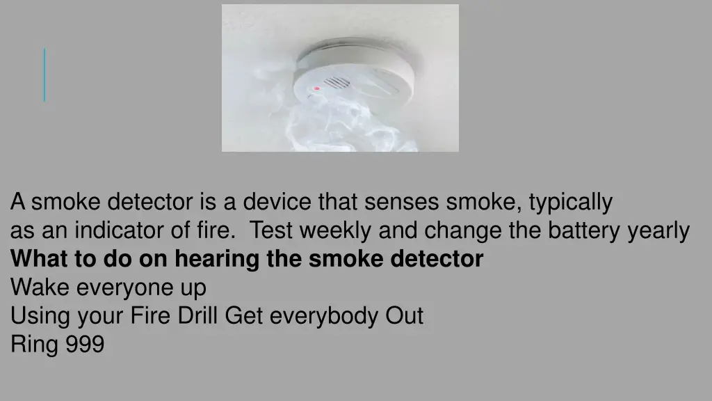 a smoke detector is a device that senses smoke