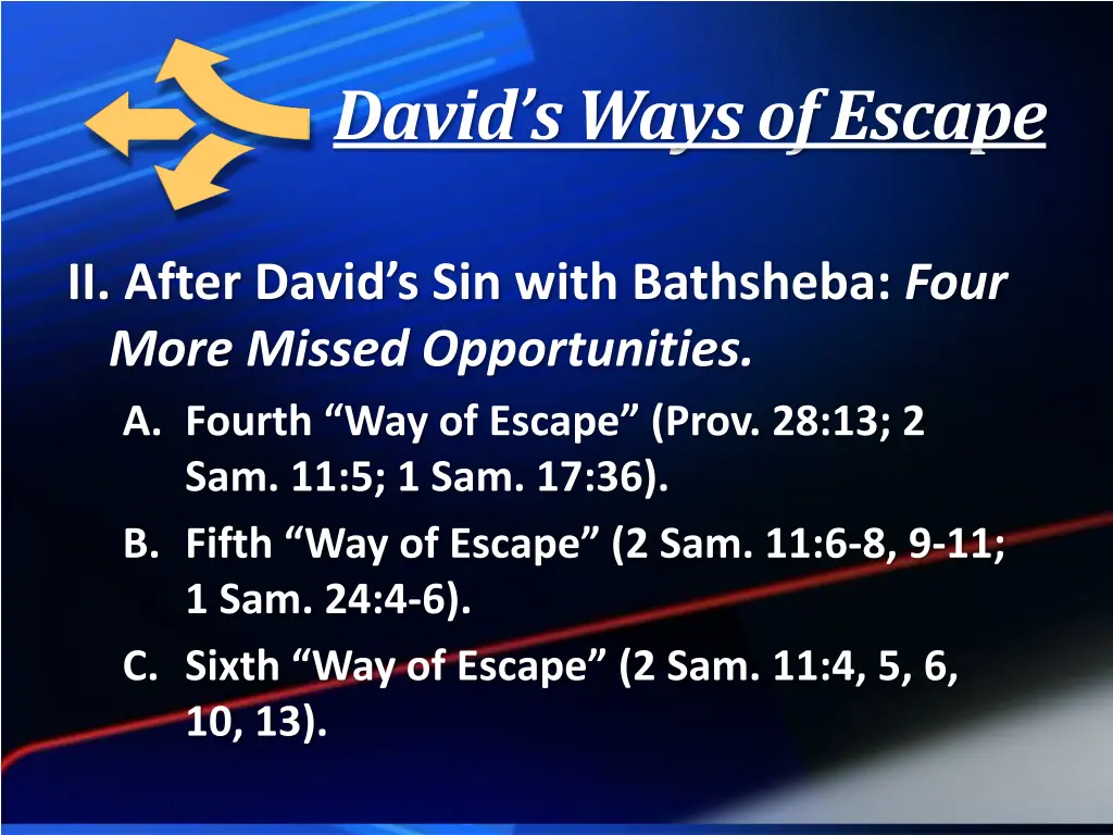 david s ways of escape 3