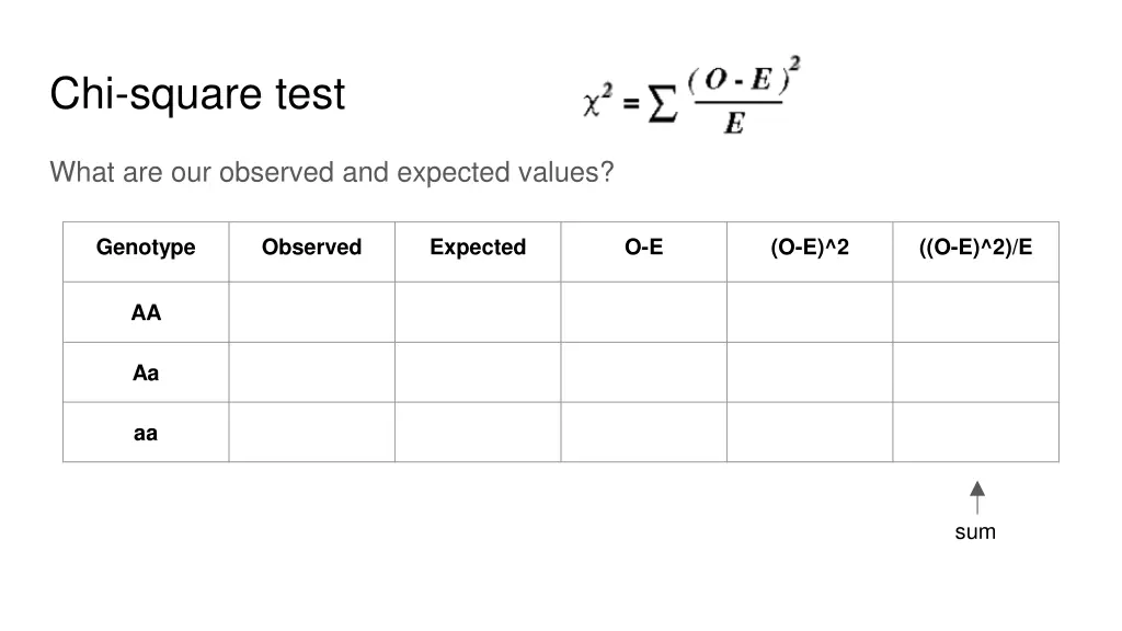 chi square test