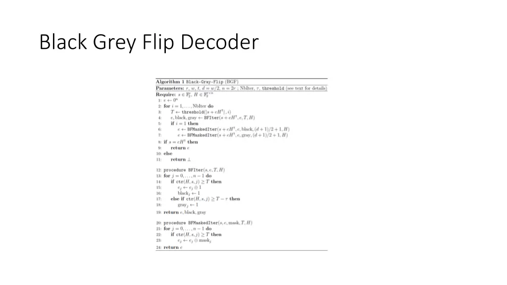 black grey flip decoder