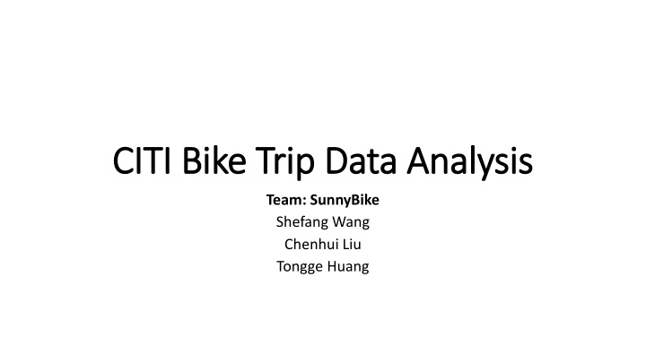 citi bike trip data analysis citi bike trip data