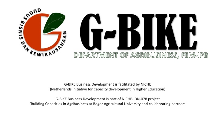 g bike department of agribusiness fem ipb