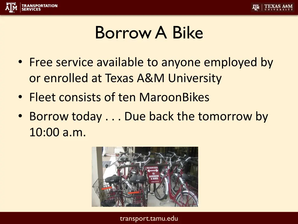 borrow a bike