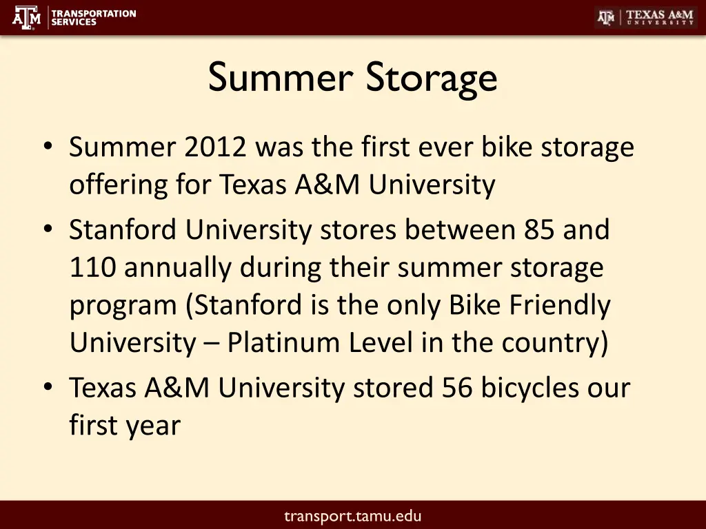 summer storage