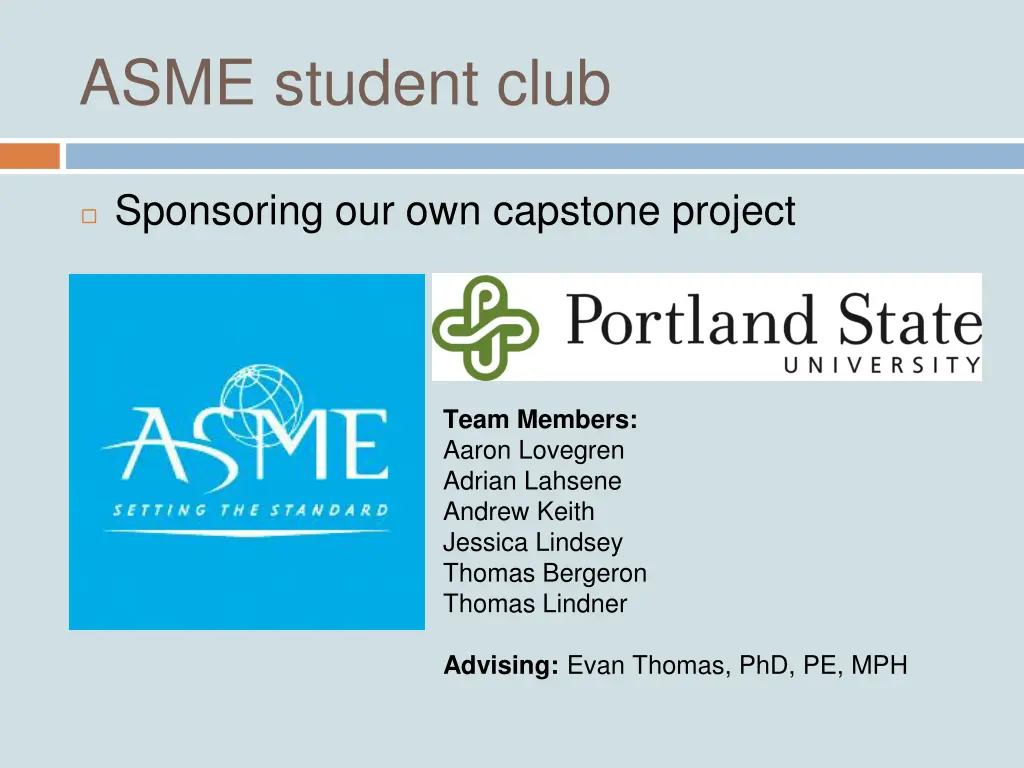 asme student club