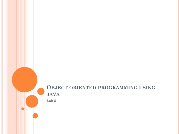 o bject oriented programming using java