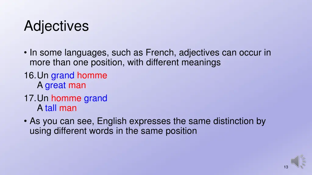 adjectives 3