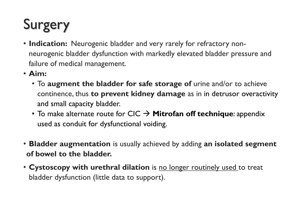 surgery