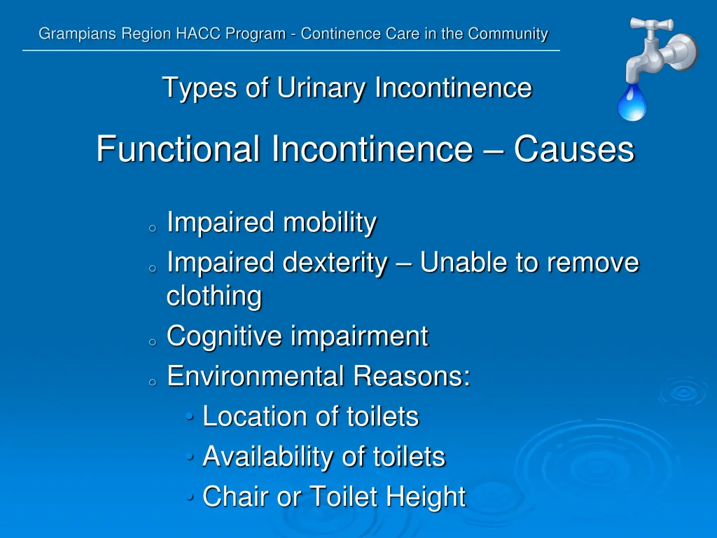 grampians region hacc program continence care 18