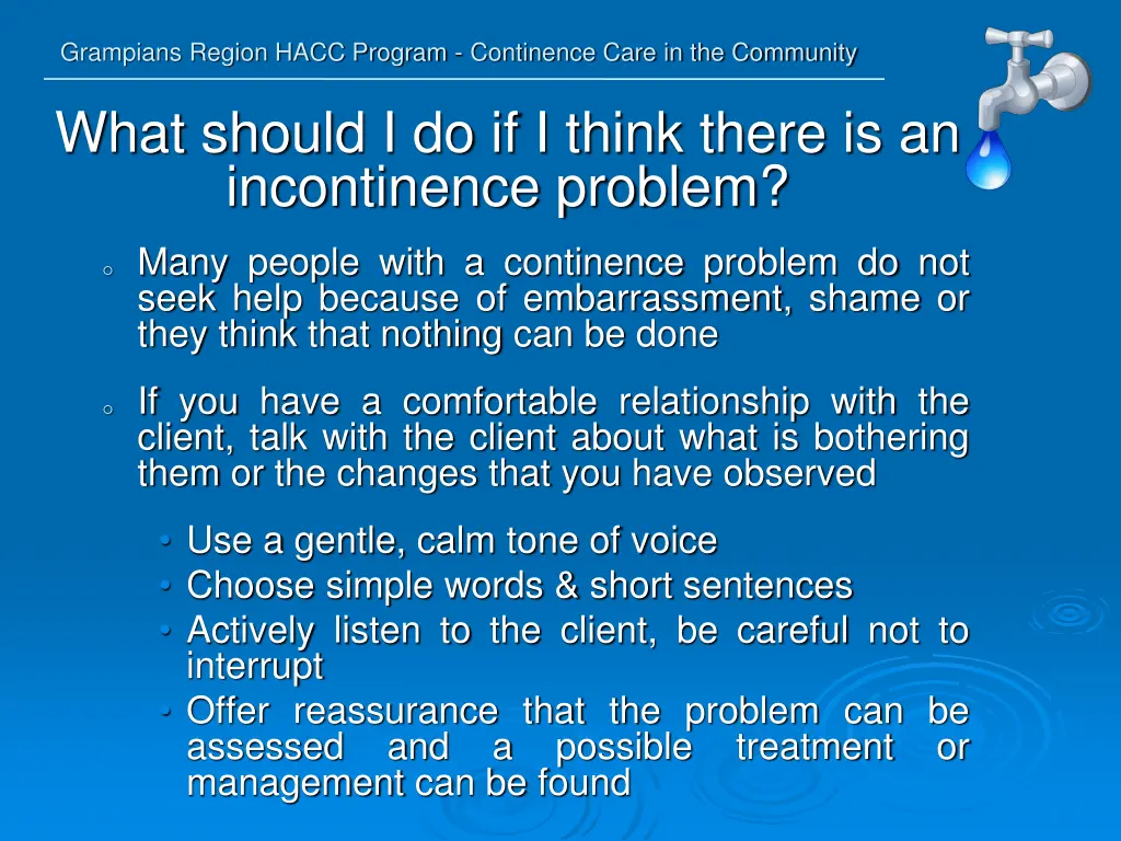 grampians region hacc program continence care 25