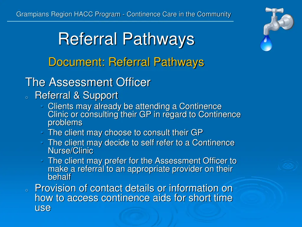 grampians region hacc program continence care 27