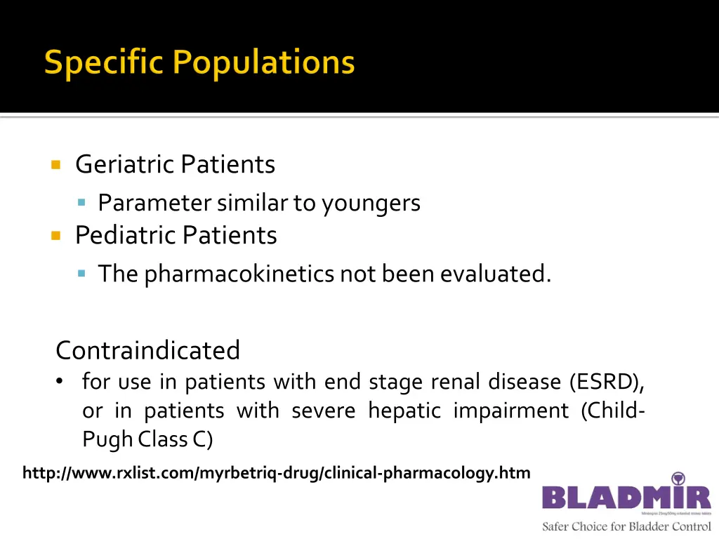 geriatric patients parameter similar to youngers