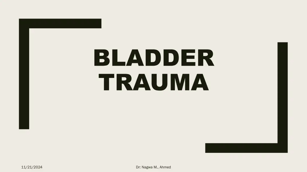 bladder trauma 1