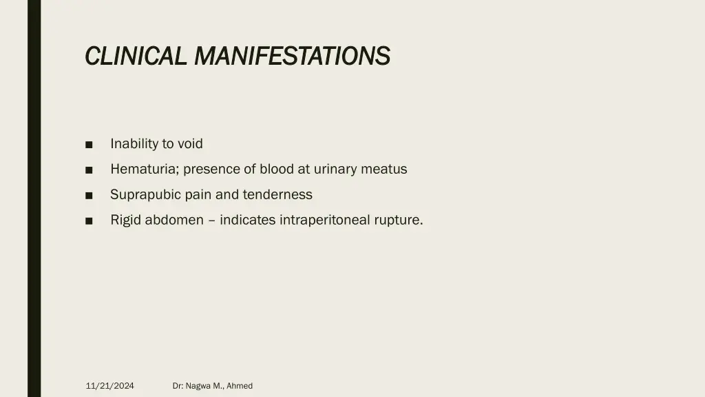 clinical manifestations clinical manifestations