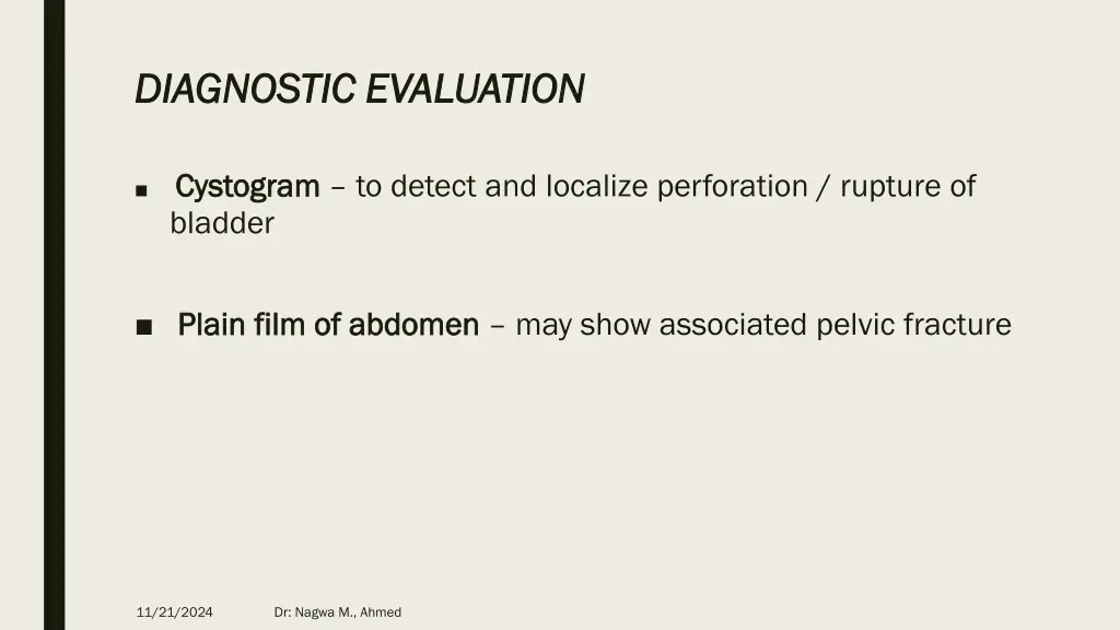 diagnostic evaluation diagnostic evaluation