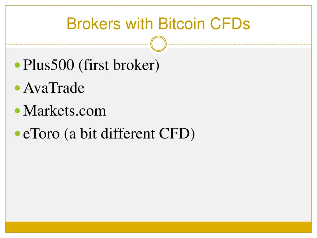 brokers with bitcoin cfds