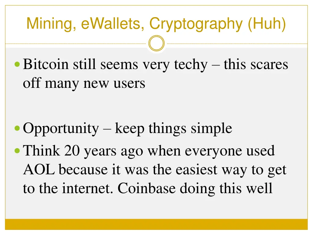 mining ewallets cryptography huh