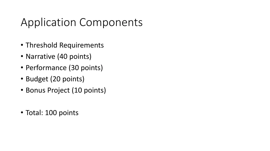 application components