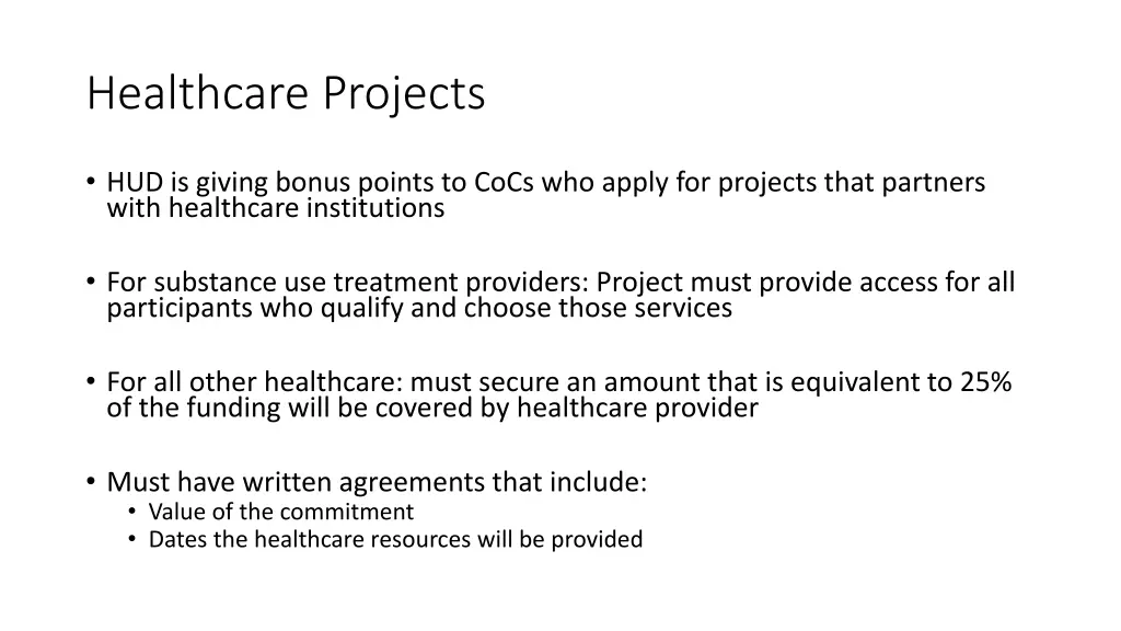 healthcare projects