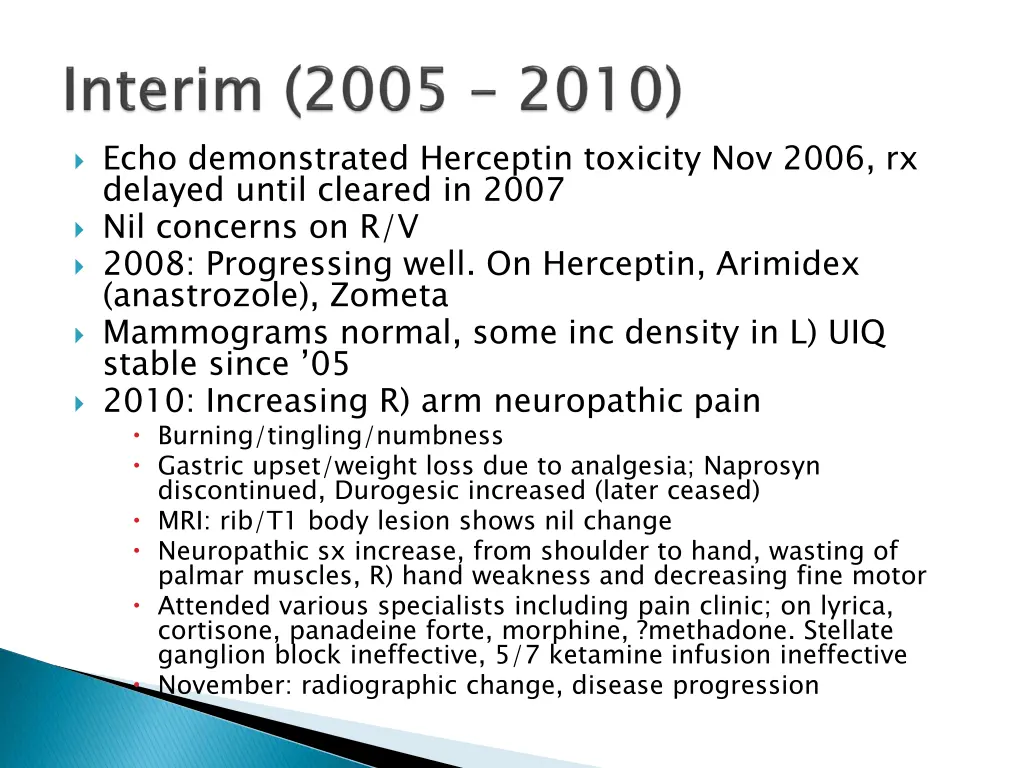 echo demonstrated herceptin toxicity nov 2006