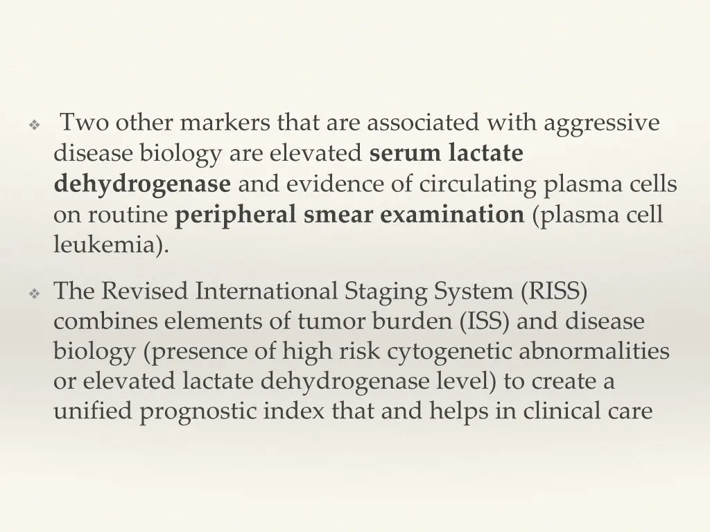 two other markers that are associated with