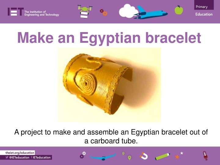 make an egyptian bracelet