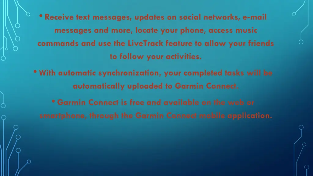 receive text messages updates on social networks