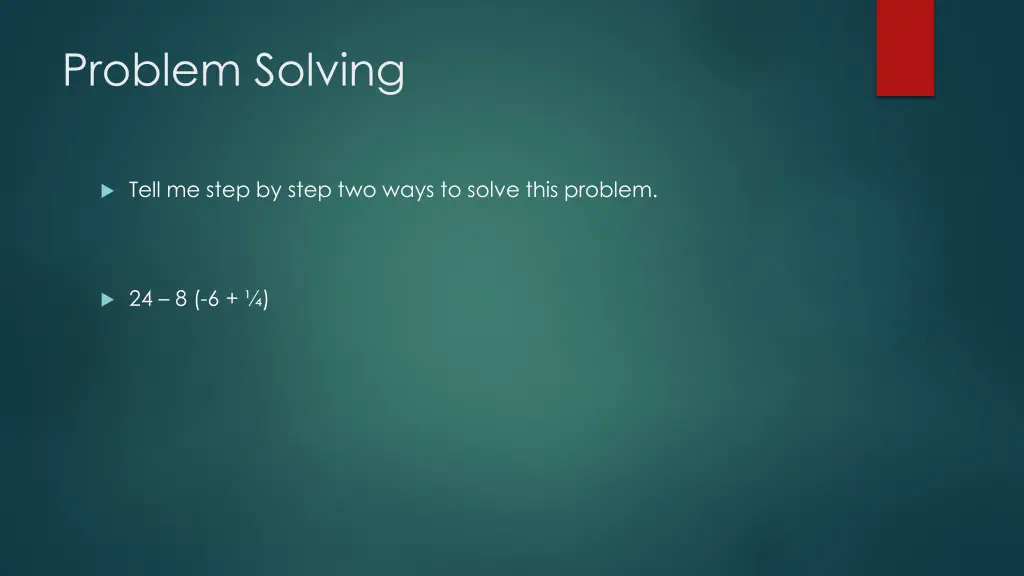 problem solving