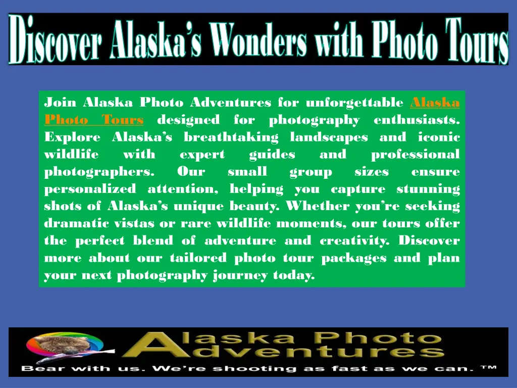 discover alaska s wonders with photo tours 3