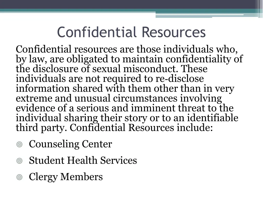 confidential resources confidential resources