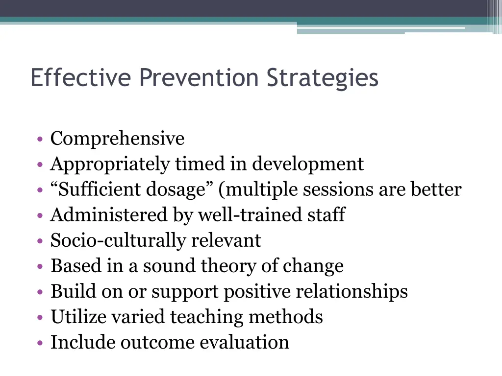 effective prevention strategies 1